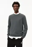 Armedangels Herren Pullover BAARO Fleece space steel