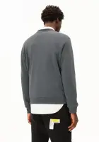 Armedangels Herren Pullover BAARO Fleece space steel