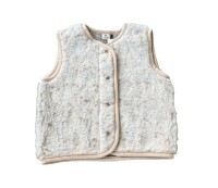 Alwero UNISEX Woll Weste TYB ultra light beige dots