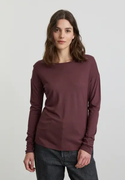 Recolution Damen Longsleeve FUCHSIA dark plum