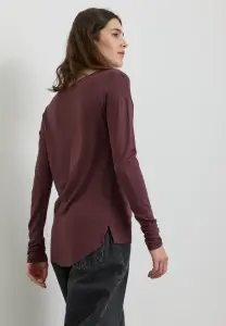 Recolution Damen Longsleeve FUCHSIA dark plum