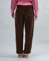 Brava Damen Hose Corduroy Pleated chocolate