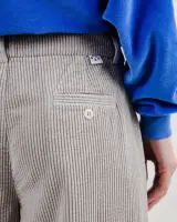 Brava Damen Hose Corduroy Pleated grey