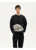 Thinking Mu Herren Pullover Bolita Knitted antracita