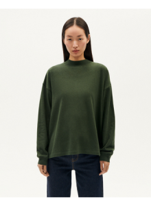 Thinking Mu Damen Longsleeve Freire Hemp bottle green