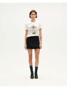 Thinking Mu Damen T-Shirt Ida Cloud Sheep white