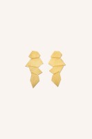 by bar Ohrringe crystal gold