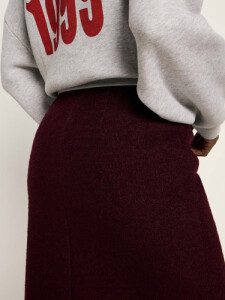 Lanius Damen Rock / Walkrock bordeaux