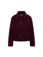 Lanius Damen Walk Jacke GOTS bordeaux