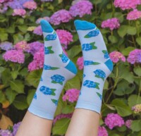Coucou Suzette Unisex Socken Hortensie