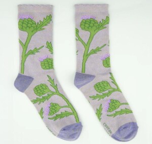 Coucou Suzette Unisex Socken Glitzer Artischoken