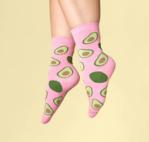 Coucou Suzette Unisex Socken Avocado