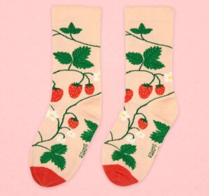 Coucou Suzette Unisex Socken Erdbeerpflanze 35-40