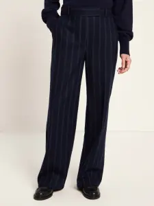Lanius Damen Hose Streifen Marlenehose GRS Midnight