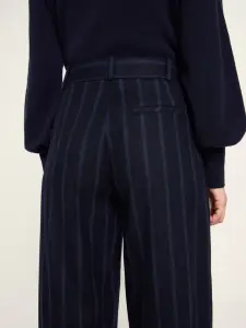 Lanius Damen Hose Streifen Marlenehose GRS Midnight