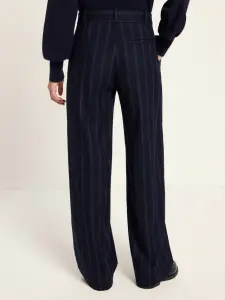 Lanius Damen Hose Streifen Marlenehose GRS Midnight