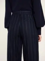 Lanius Damen Hose Streifen Marlenehose GRS Midnight