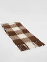 Lanius Damen Schal Karo Schal brown/off-white