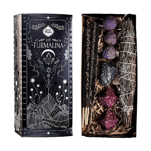 Phoenix Import Sagrada Madre Räucherwerk Geschenkbox Turmalina - 242g