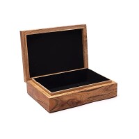 Phoenix Import Schmuck- / Tarotkästchen Holz Buddha Sodalith