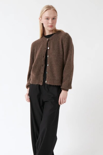 amt. studio Damen Cardigan Galeta brown