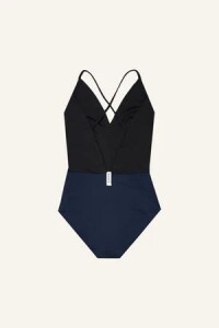 Mymarini Damen Badeanzug Summersuit Classics black navy