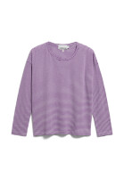 Armedangels Damen Longsleeve Xianaa Stripes oatmilk-orchid