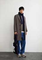 Armedangels Herren Mantel Paablo mid grey melange