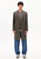 Armedangels Herren Mantel Paablo mid grey melange