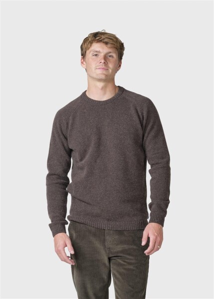 Klitmoller Collective Herren Pullover Ole knit Taupe