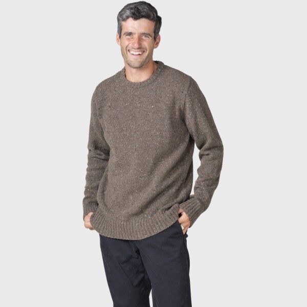 Klitmoller Collective Herren Pullover Aage Taupe