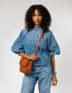 O My Bag Handtasche Nina classic leather cognac