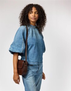 O My Bag Handtasche Nina classic leather chocolate
