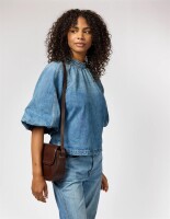 O My Bag Handtasche Nina classic leather chocolate