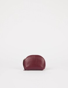 O My Bag Make-Up-Tasche klein Soft Grain Leather Dark Cherry