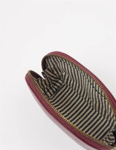 O My Bag Make-Up-Tasche klein Soft Grain Leather Dark Cherry