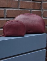 O My Bag Make-Up-Tasche klein Soft Grain Leather Dark Cherry