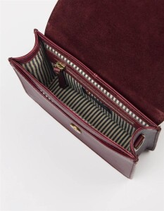O My Bag Handtasche Audrey Mini Classic Leather Dark Cherry