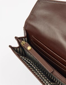 O My Bag Geldbörse Jos Purse Classic Leather Chocolate