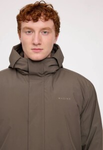 Mazine Herren Jacke Padded Parka olive brown