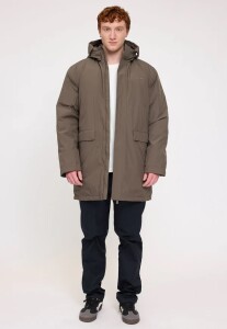 Mazine Herren Jacke Padded Parka olive brown