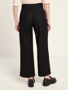 Lanius Damen Hose verkürzte Hose GOTS black