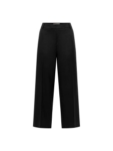 Lanius Damen Hose verkürzte Hose GOTS black
