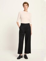 Lanius Damen Hose verkürzte Hose GOTS black
