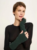 Lanius Damen Stulpen GOTS forest melange