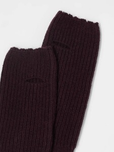 Lanius Damen Stulpen GOTS bordeaux