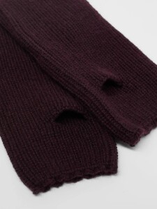 Lanius Damen Stulpen GOTS bordeaux