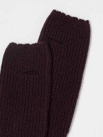 Lanius Damen Stulpen GOTS bordeaux