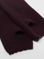 Lanius Damen Stulpen GOTS bordeaux