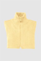 WOOLISH Unisex Zip-Schal Ami Merino light yellow